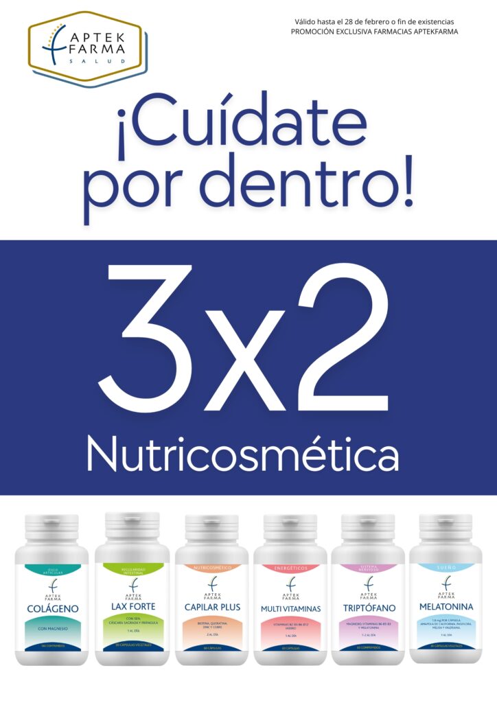 promocion aptekfarma nutricosmetica 3x2